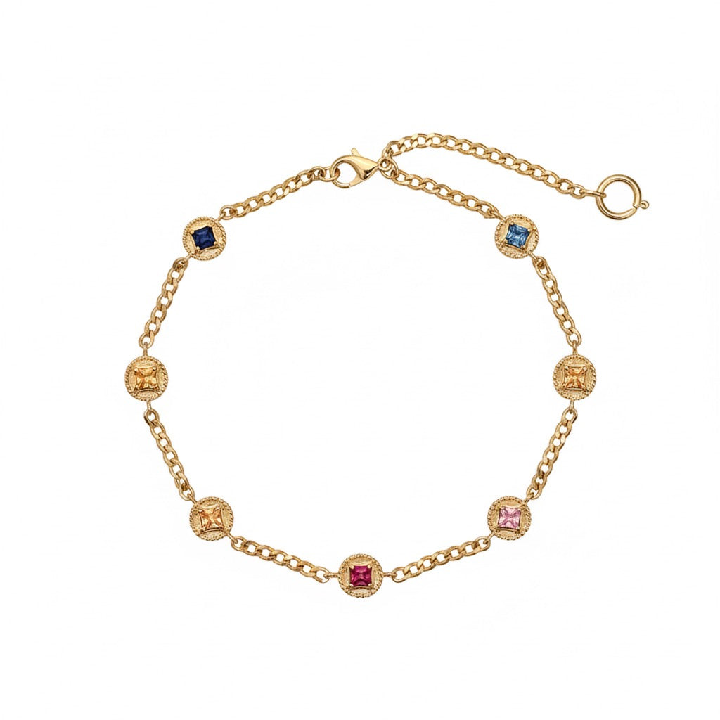Isadora Color Gemstone Bracelet